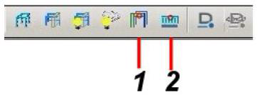 Ikony zaznaczania grupowego połączonych profili na pasku narzędzi