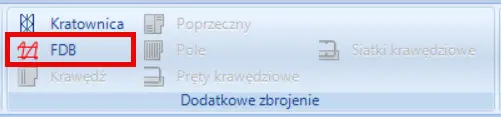 Nowe narzędzie do wprowadzania zbrojenia na przebicie FDB