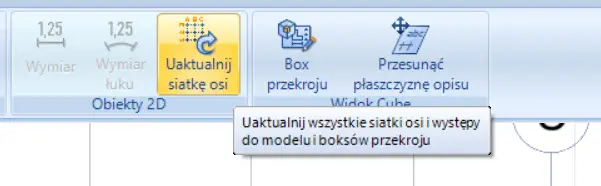 Nowa opcja w Widokach Cube „Uaktualnij siatkę osi”